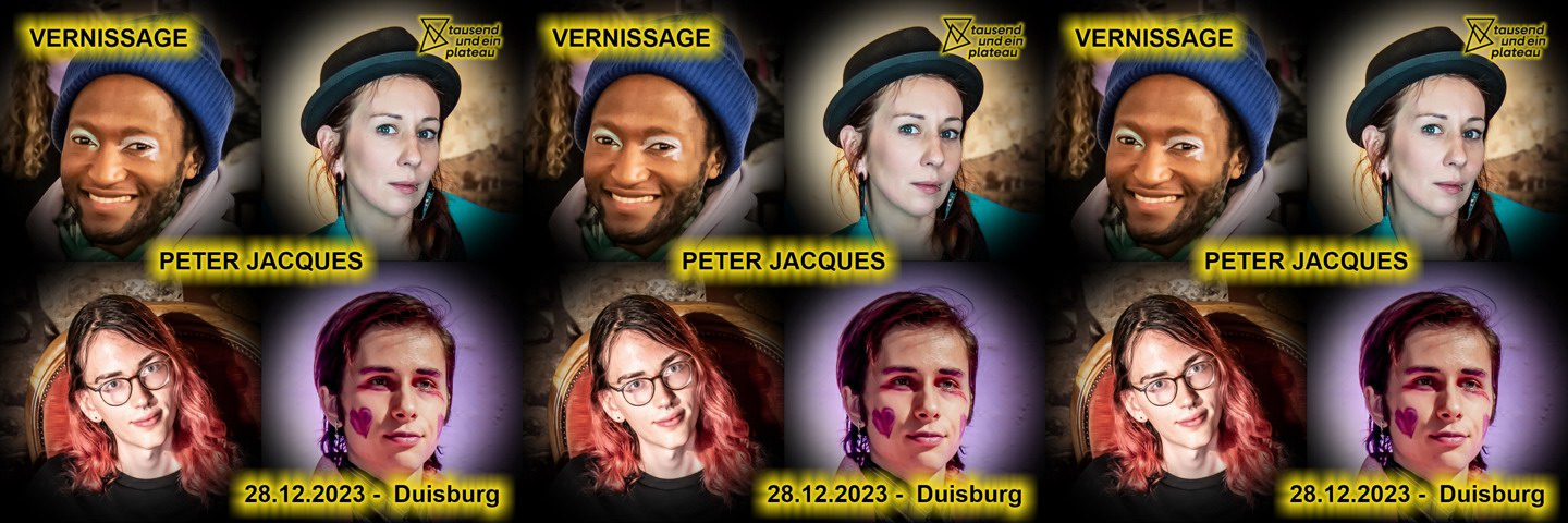 28.12.2023 | Vernissage: 1001 Portraits (Peter Jacques) - 1001plateau